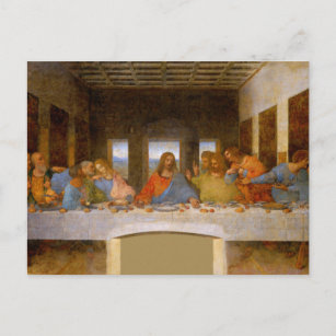 Cartão Postal Da Vinci Último Clássico de Arte Bela-Sucedente