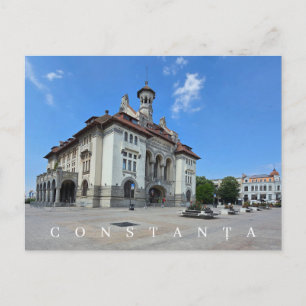 cartão postal da vista do museu de Constanta