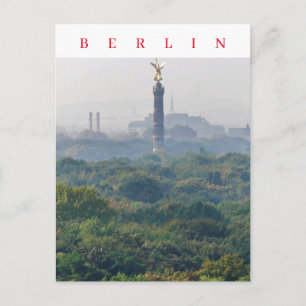 cartão postal da vista do Tiergarten de Berlim