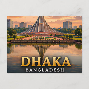 Cartão Postal Daca Bangladesh Sul da Ásia Capital 📍