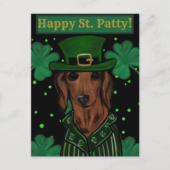 CARTÃO POSTAL DACHSHUND (Frente)