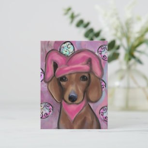 Cartão Postal Dachshund