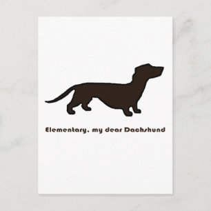 Cartão Postal Dachshund