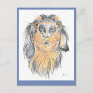 Cartão postal Dachshund
