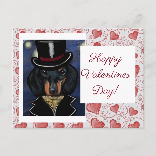 CARTÃO POSTAL DACHSHUND (Frente)