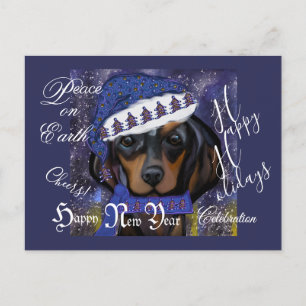 Cartão Postal Dachshund