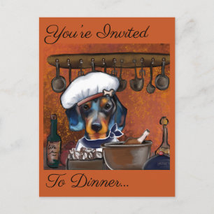 Cartão Postal Dachshund