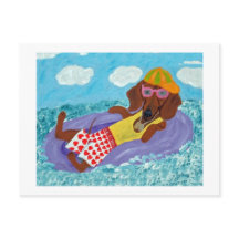 Dachshund Vagabundo de Praia