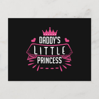 Cartão Postal Daddys Little Princess