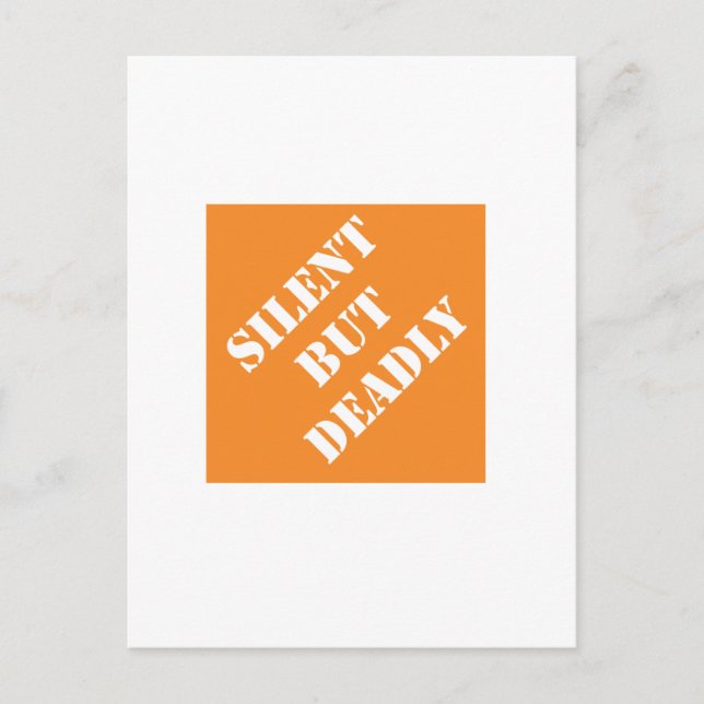 Cartão Postal Dadismos silenciosos mas mortais (Frente)