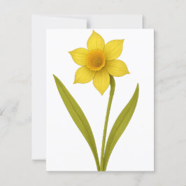 Cartão Postal Daffodil - Amor inigualável, sol