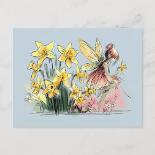 Cartão Postal Daffodil Fairy