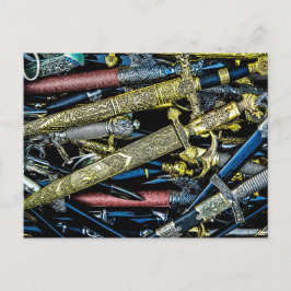 Cartão Postal Daggers, Dirks e Sabers