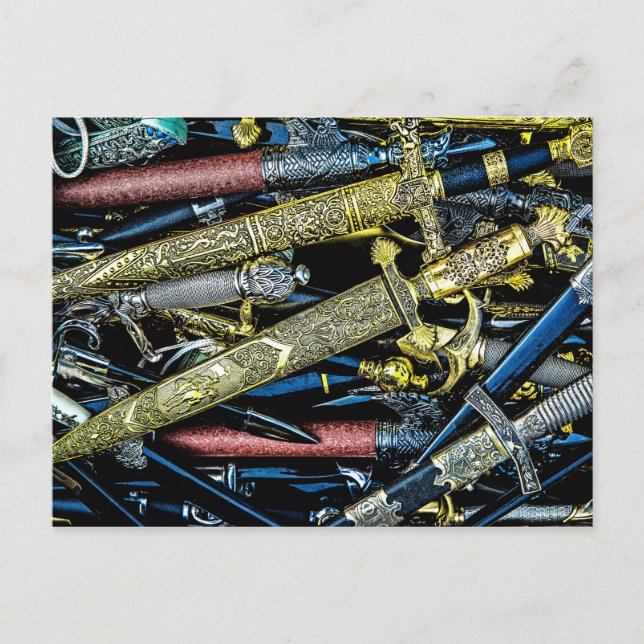 Cartão Postal Daggers, Dirks e Sabers (Frente)