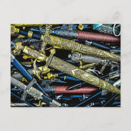 Cartão Postal Daggers, Dirks e Sabers