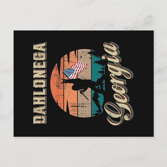 Cartão Postal Dahlonega Georgia (Frente)