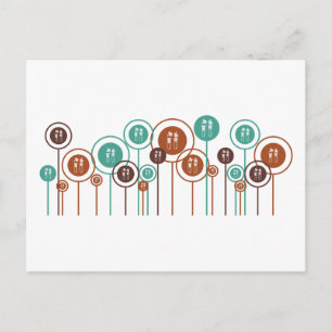 Cartão Postal Daisies de Bioquímica