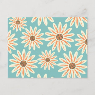 Cartão Postal daisy post card