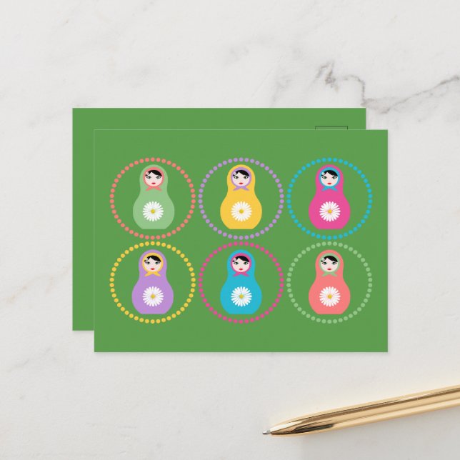 Cartão Postal Daisyflower Missydoll (Frente/Verso In Situ)