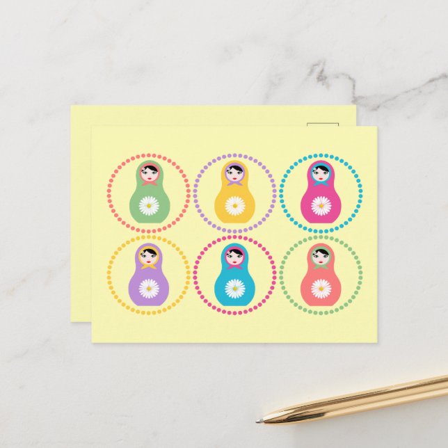 Cartão Postal Daisyflower Missydoll (Frente/Verso In Situ)