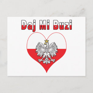 Cartão Postal Daj Mi Buzi Eagle Heart