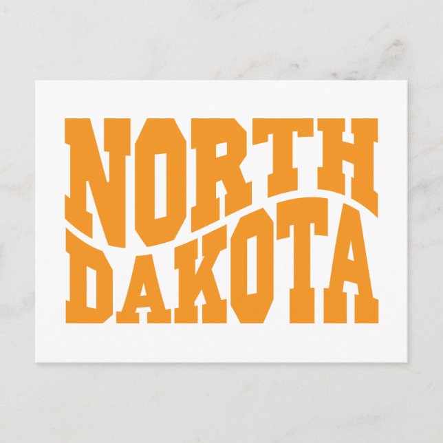 Cartão Postal Dakota do Norte (Frente)