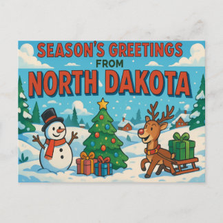 Cartão postal DAKOTA NORTE
