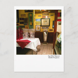 Cartão Postal Daleville PA - Restaurante italiano de Kay