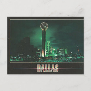 Cartão Postal Dallas Reunion Tower