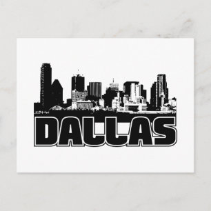 Cartão Postal Dallas Skyline