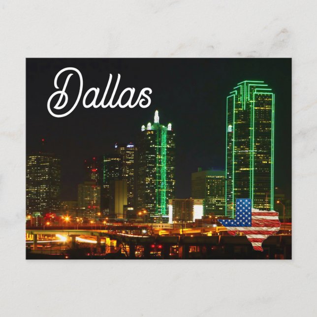 Cartão Postal Dallas Texas (Frente)