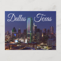 Dallas, Texas Skyline, Cartão-postal dos Estados U