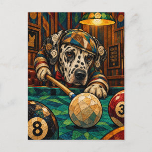 Cartão Postal Dálmata, Mosaico Geométrico