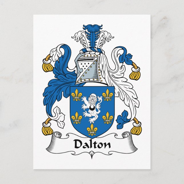 Cartão Postal Dalton Family Crest (Frente)
