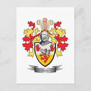 Cartão Postal Daly Casaco of Arms