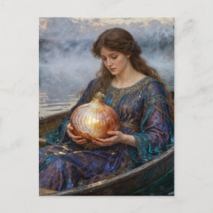 Cartão Postal Dama Engraçada de Shallot Paródia