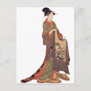 Cartão Postal Dama Japonesa