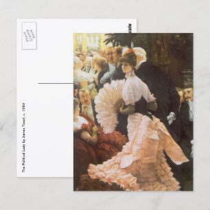 Cartão Postal Dama Política de James Tissot, Vice-Vitoriano