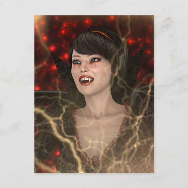 Cartão Postal Dama Vampira (Frente)
