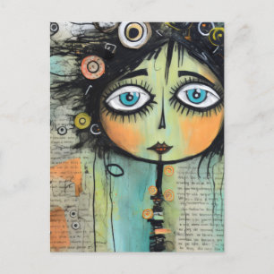 Cartão Postal Damas Artísticas 8