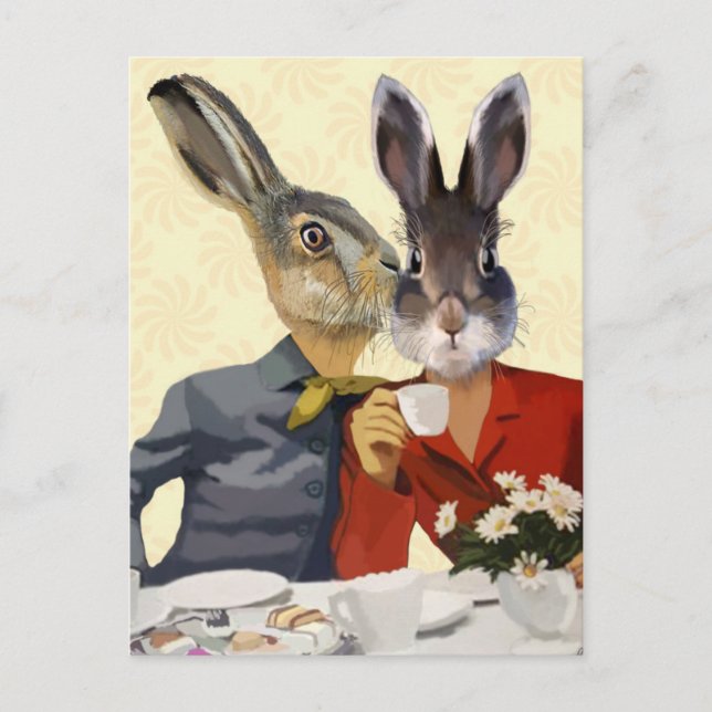 Cartão Postal Damas Gossiping (Frente)