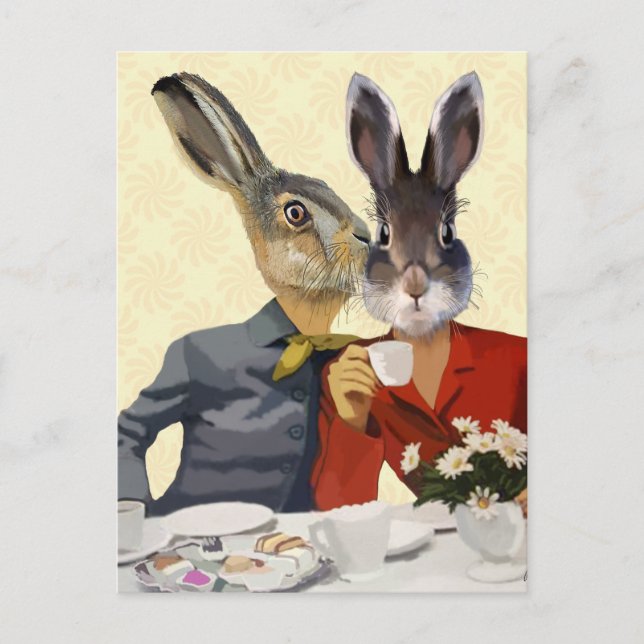 Cartão Postal Damas Gossiping 2 (Frente)