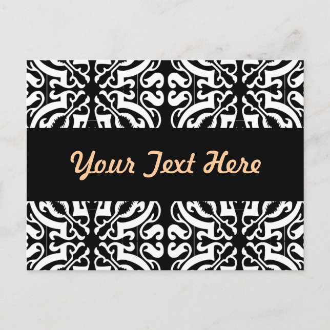 Cartão Postal Damasco 1 (preto e branco) (Frente)