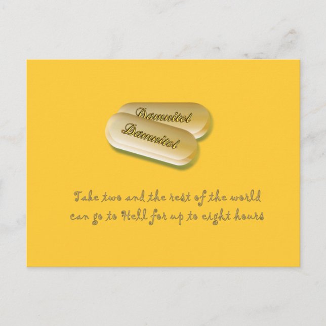 Cartão Postal Damnitol (Frente)