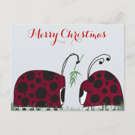 Cartão Postal Damybugs E Mistletoe Bonitos