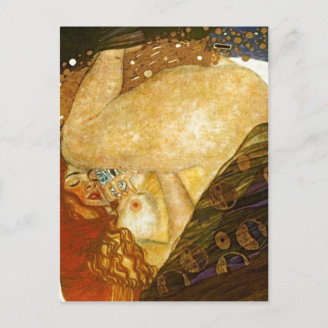 Cartão Postal Dana? Gustavo Klimt, pintado 1907. Fonte: O outro (Frente)