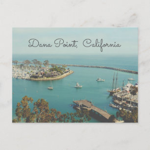 Cartão Postal Dana Point Califórnia Estilo Retro