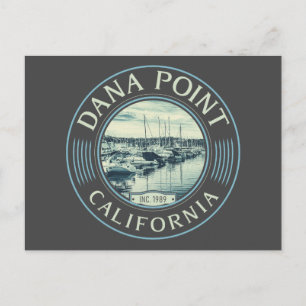 CARTÃO POSTAL DANA POINT ORANGE CALIFORNIA - DANA POINT HARBOR