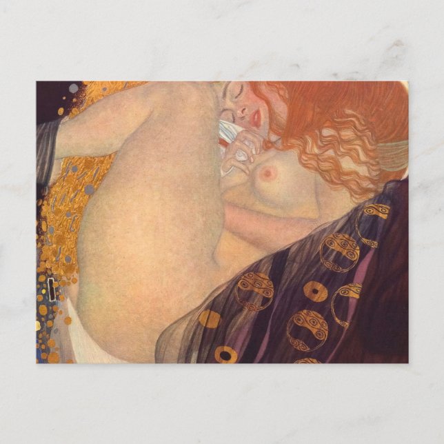 Cartão Postal Danae Gustav Klimt (Frente)