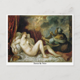 Cartão Postal Danae Por Titian